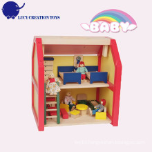 Play Toy DIY Wooden Portable Doll House